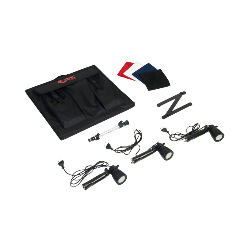 Falcon Eyes PBK-50AB-3LED комплект для макросъемки