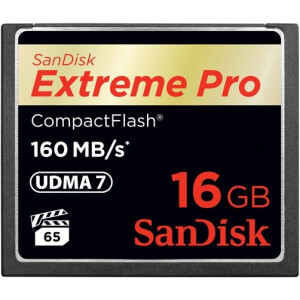 SanDisk Extreme Pro CF 16Gb карта памяти (160/150 Mb/s)