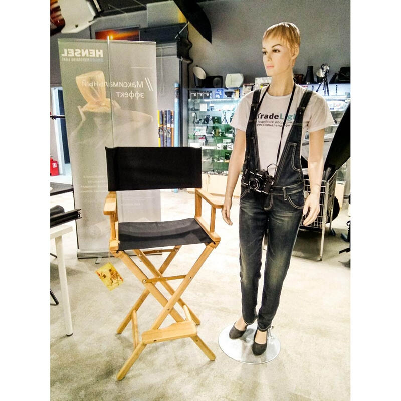 Fotokvant АСь-2 Natural стул режиссера высокий