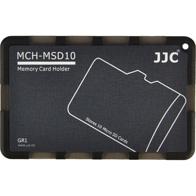 JJC MCH-MSD10GR кейс для карт памяти microSD