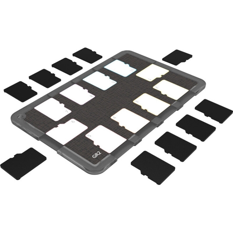 JJC MCH-MSD10GR кейс для карт памяти microSD