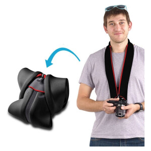 MIGGO MW SR-CSC BR 50 ремень-чехол для системных камер черный-красный