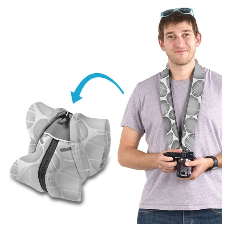 MIGGO MW SR-CSC PR 50 ремень-чехол для системных камер серая галька