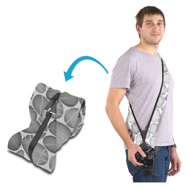 MIGGO MW SR-SLR PR 90 ремень-чехол для зеркальных камер серая галька