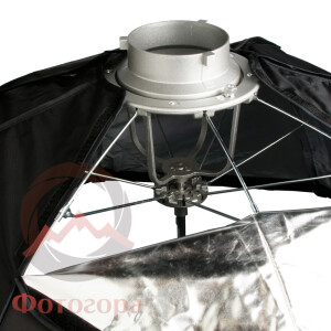 Fotokvant SBR-120BW быстрораскладной октобокс 120 см с адаптером Bowens