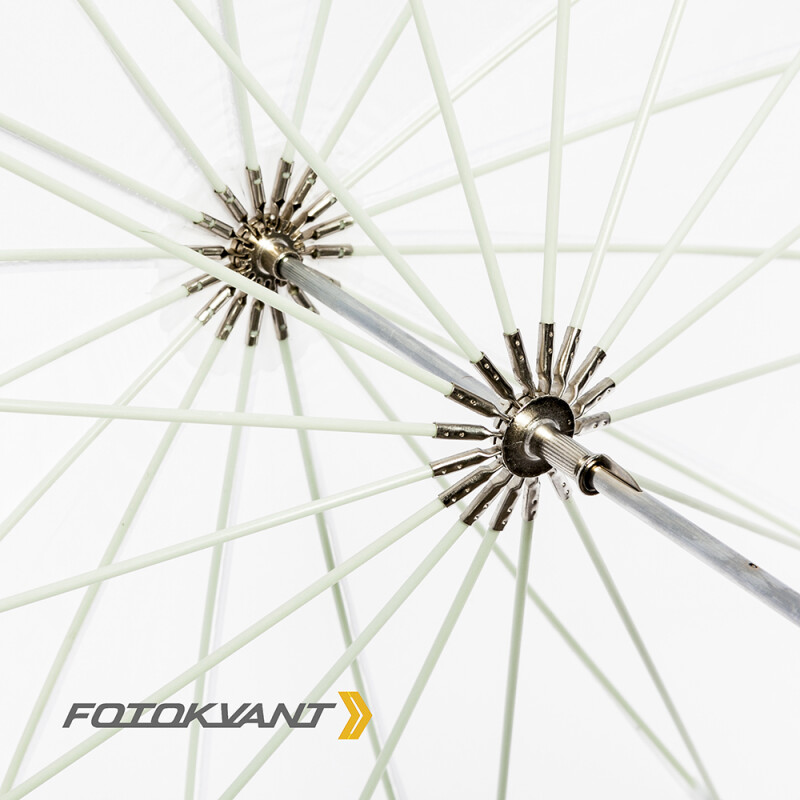 Fotokvant U-104W Para параболический глубокий зонт 104 см белый на отражение