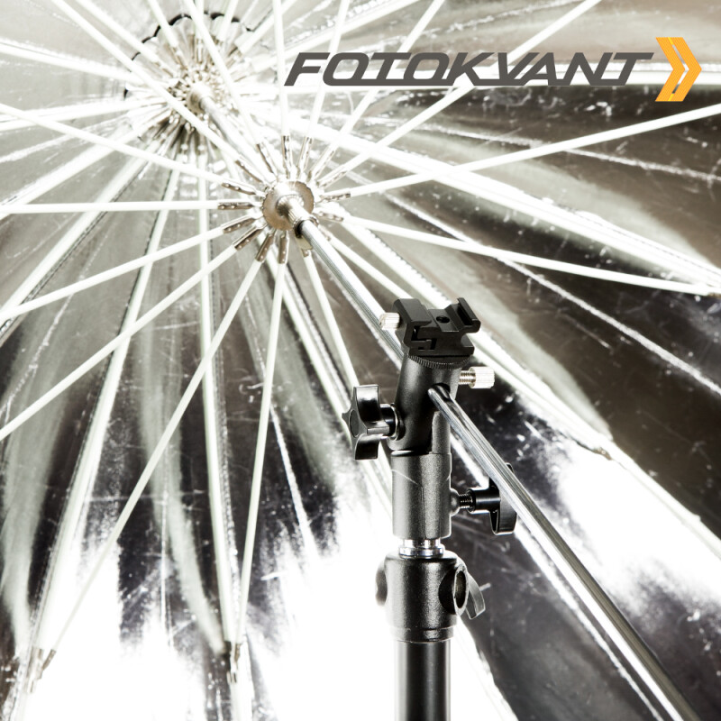 Fotokvant U-130S Para параболический глубокий зонт серебряный 130 см
