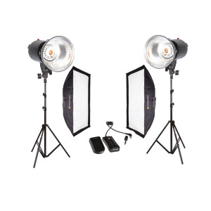 Fotokvant F-200 SS универсальный комплект света с двумя софтбоксами