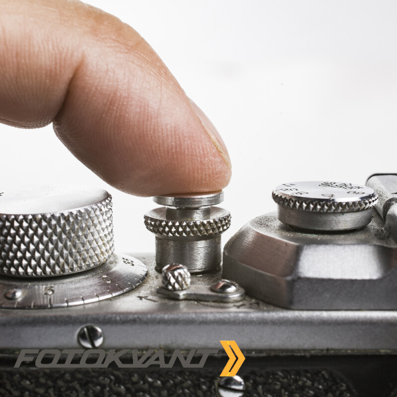 Fotokvant PRS-04 кнопка для мягкого спуска затвора камеры серебристая