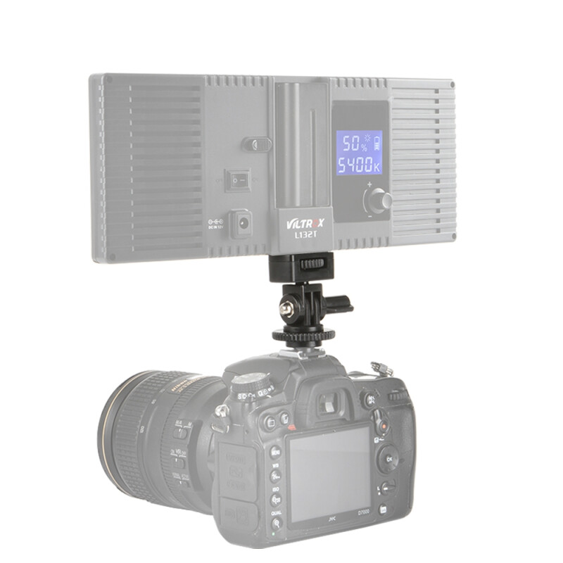 Fotokvant RFLH-10 поворотный кронштейн для установки накамерного света на горячий башмак камеры