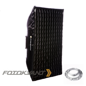 Fotokvant SB-6090BW-G софтбокс 60х90 см с сотами с байонетом Bowens