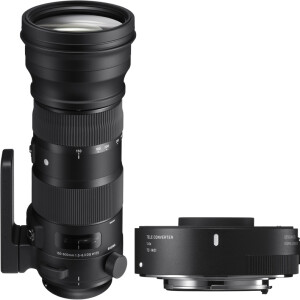 Sigma AF 150-600 mm F5-6.3 Sports NIKON объектив + телеконвертер TC-1401