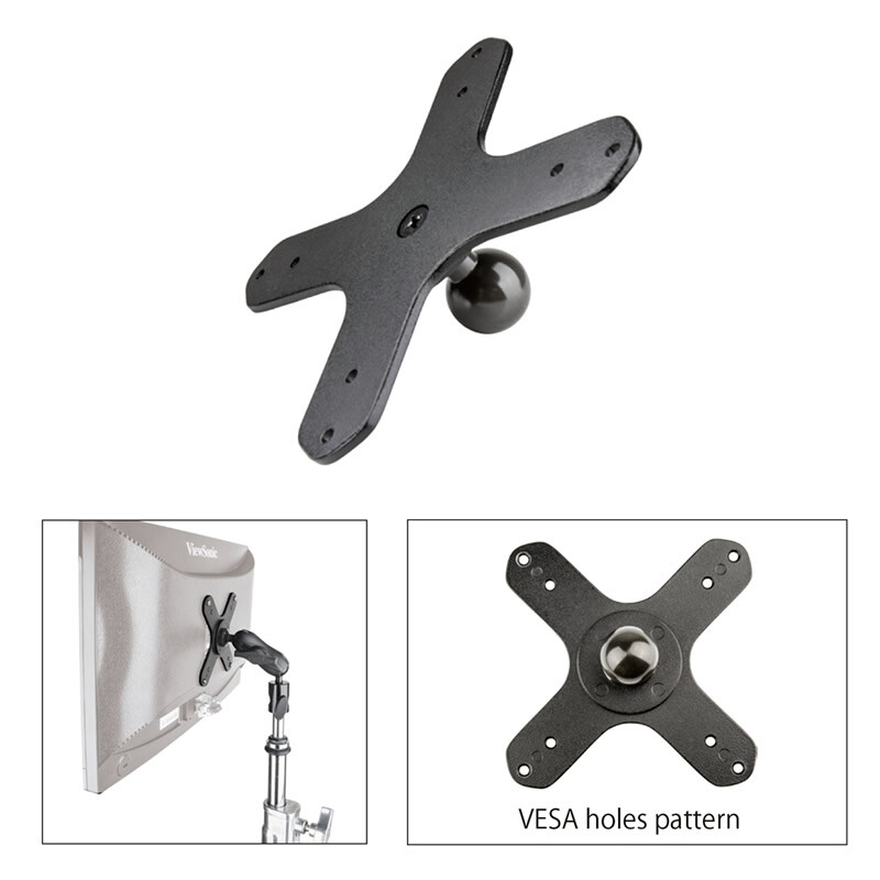 Kupo KS-408 SK Vesa monitor bracket w/ball head крепление монитора с шаровой головкой