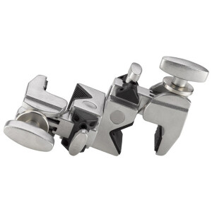 Kupo KCP-720 DOUBLE Convi Clamp-Silver двойной держатель-зажим