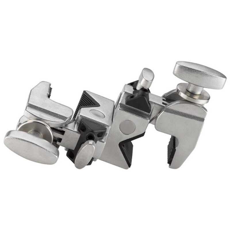 Kupo KCP-720 DOUBLE Convi Clamp-Silver двойной держатель-зажим