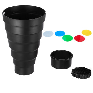 Fotokvant SNOOT-19EL узкоугольная насадка с цветными фильтрами с байонетом Elinchrom