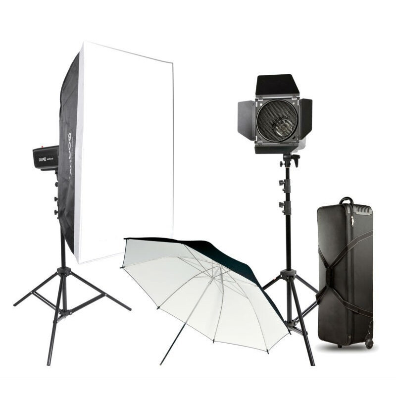 Godox QT400II-C QTII 2xQT400II-M комплект импульсного света