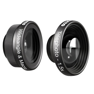 Manfrotto MOKLYP6-WT объективы телефото и макро 1,5x для iPhone 6