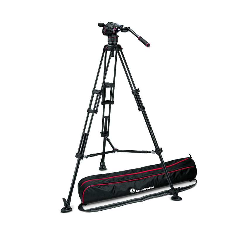Manfrotto MVKN8TWINM штатив 546B с видеоголовой MVHN8AH Nitrotech 8