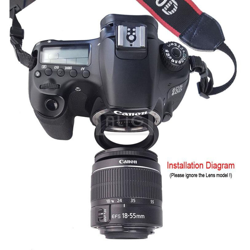 Fotokvant LAD EF-77 реверсивное кольцо байонет Canon - 77 мм