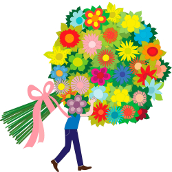 С праздником весны - днем 8 Марта!