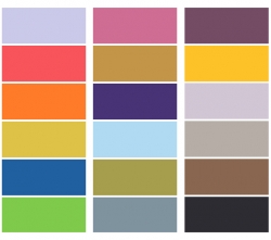 Цветовая таблица бумажных фонов Lastolite, Colorama, Superior и т.д.