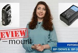 Что такое крепление батарей V-mount на примере обзора аккумулятора и зарядного устройства